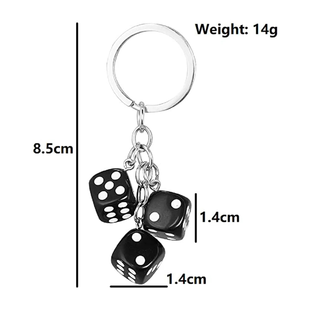 Detachable Dice Keychain