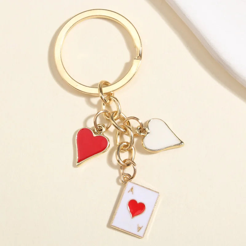 Card Suits Keychain