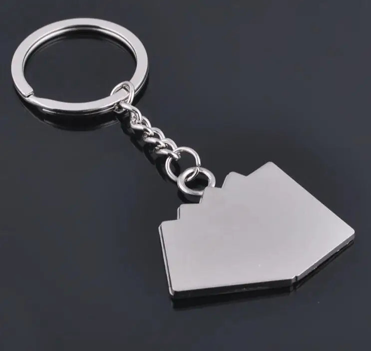 Silver Cards Keychain