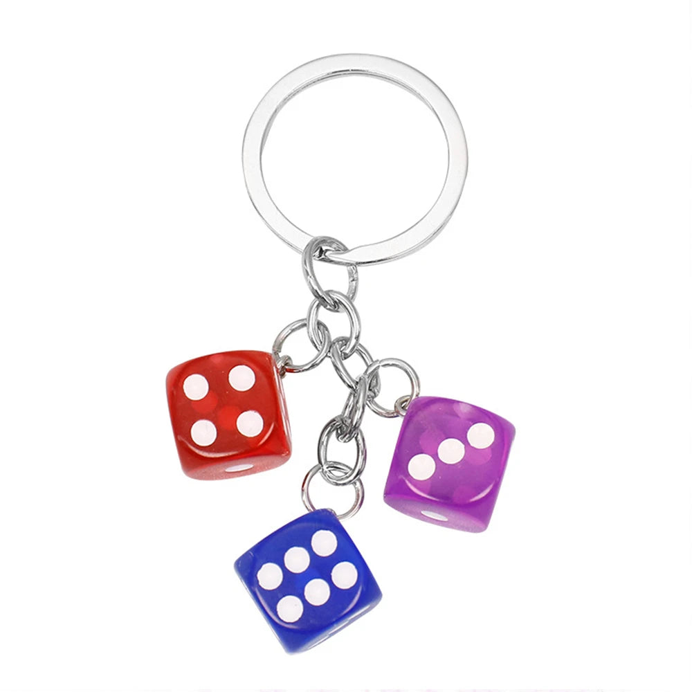 Detachable Dice Keychain