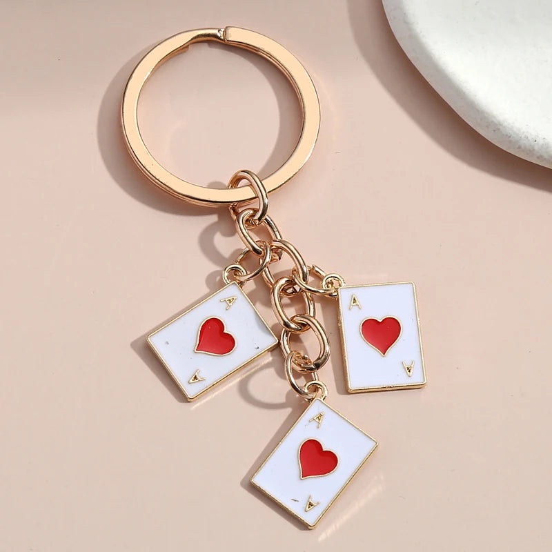 Card Suits Keychain